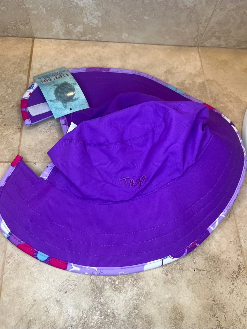 Kids UPF 50+ Sun Hat - Purple